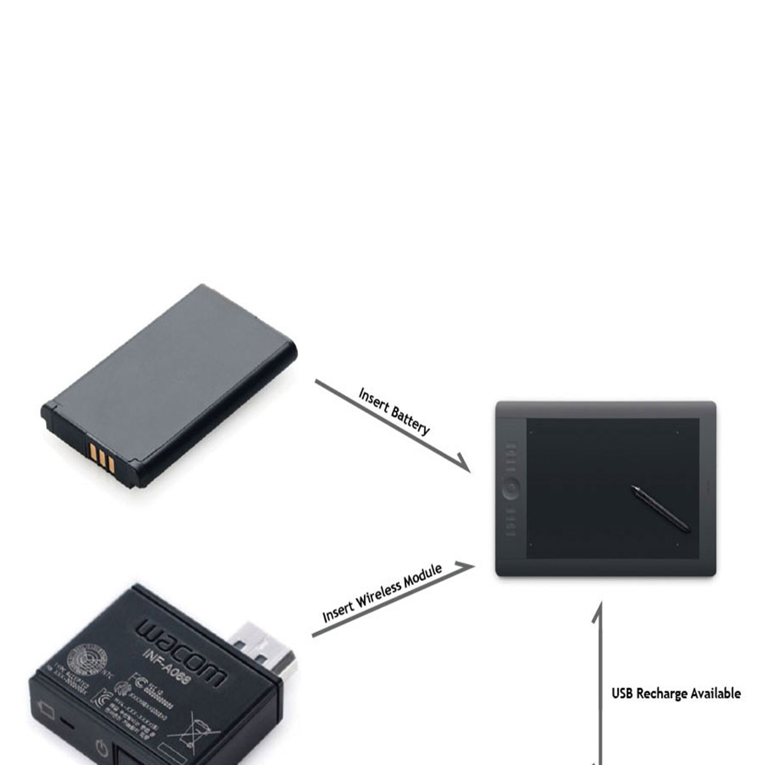 wacom intuos pro wireless kit installation